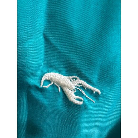 Ted Baker London Teal White Lobster Embroidered Swim Shorts 6 (XXL) - Picture 9 of 14
